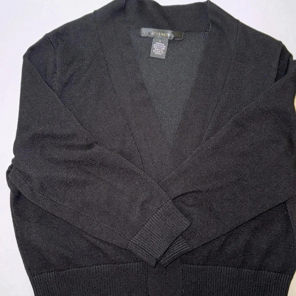 89th & Madison Cropped Long Sleeve Cardigan - Picture 6 of 10